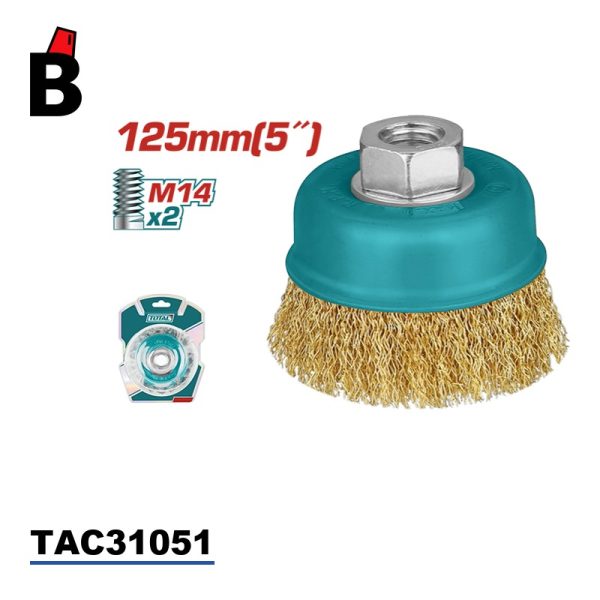 فرشاية سلك نحاس توتال TAC31051