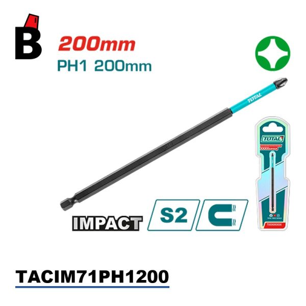 راسية درل طويلة توتال TACIM71PH1200
