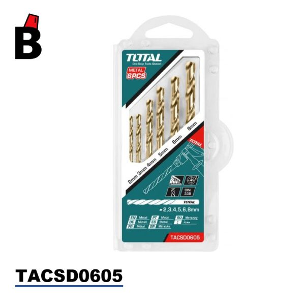TACSD0605 طقم ريش حديد توتال TACSD0605