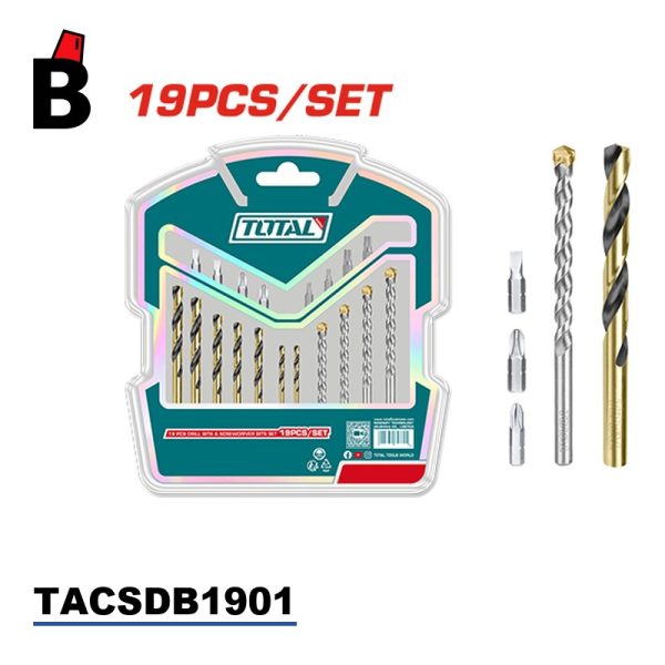 طقم ريش وراسيات توتال TACSDB1901