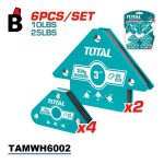 طقم زوايا لحام توتال TAMWH6002