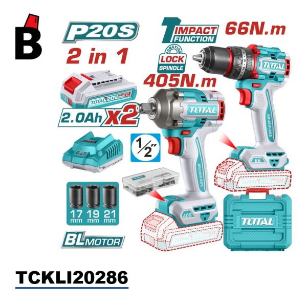 طقم درل وبوكس توتال TCKLI20286