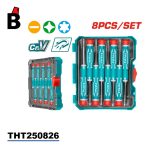 طقم مفكات دقيقة توتال THT250826
