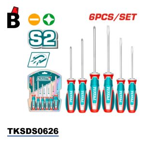 مجموعة مفكات توتال TKSDS0626