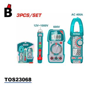 طقم فحص كهرباء توتال TOS23068