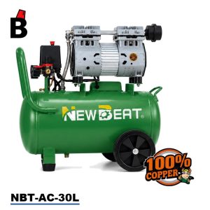 كمبريسة هواء 30 لتر 750 واط سايلنت ملف نحاس نيوبيت NBT-AC-30L