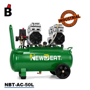 كمبريسة هواء 50 لتر 1700 واط سايلنت ملف نحاس نيوبيت NBT-AC-50L