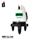 لفل ليزر اخضر 5 خطوط مع بطاريتين وشاحن وستاند نيوبيت NBT-LL-5A